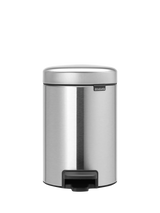 John Lewis Brabantia newIcon Fingerprint Proof Pedal Bin, 3L, Matt Steel- Buy online at McGrocer