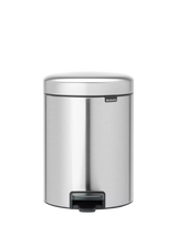 John Lewis Brabantia newIcon Fingerprint Proof Pedal Bin Matt Steel Bathroom Bin 5L- Buy online at McGrocer