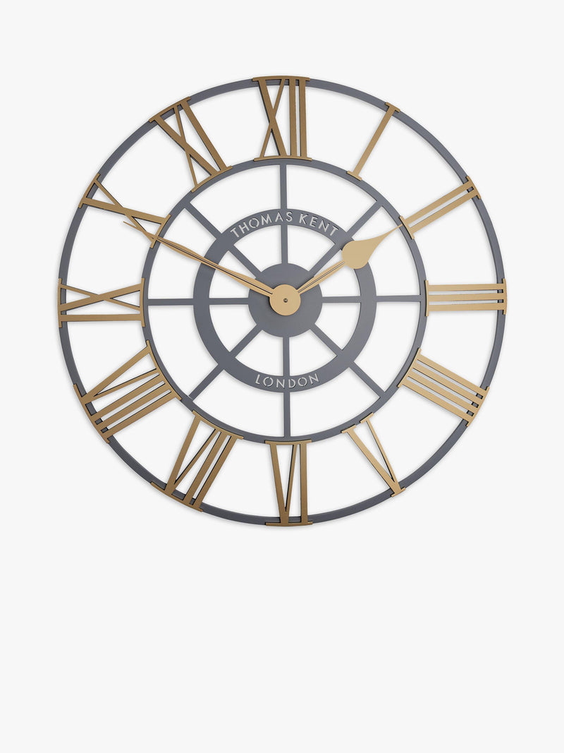 Thomas Kent Evening Star skeleton wall clock 61cm, UK version