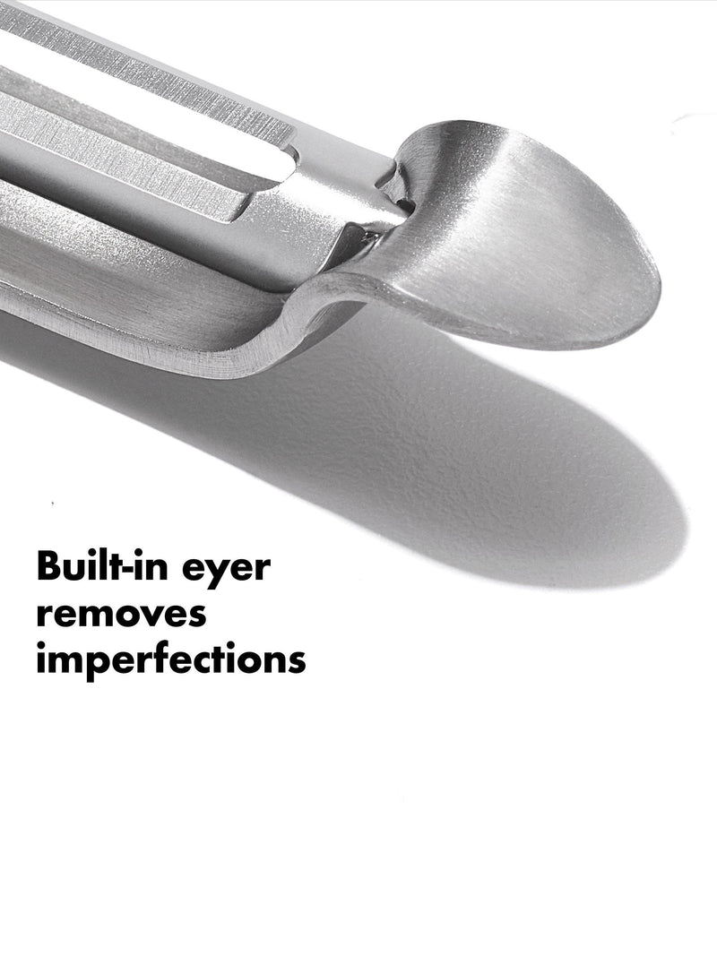 OXO Stainless Steel Swivel Peeler, imported from the UK