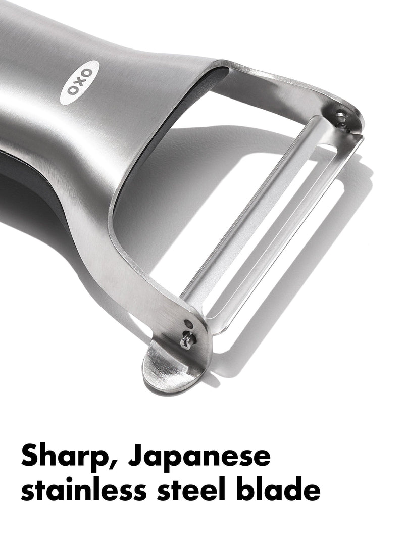 OXO stainless steel Y-shaped peeler, imported from the UK
