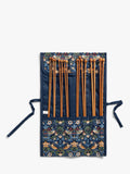 John Lewis Strawberry Thief knitting roll Navy, imported from the UK