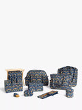 John Lewis Strawberry Thief knitting roll Navy, imported from the UK