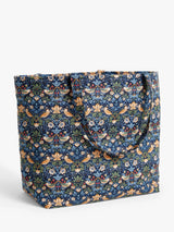 John Lewis John Lewis William Morris Strawberry Thief Drawstring Craft Bag, Navy- Buy online at McGrocer