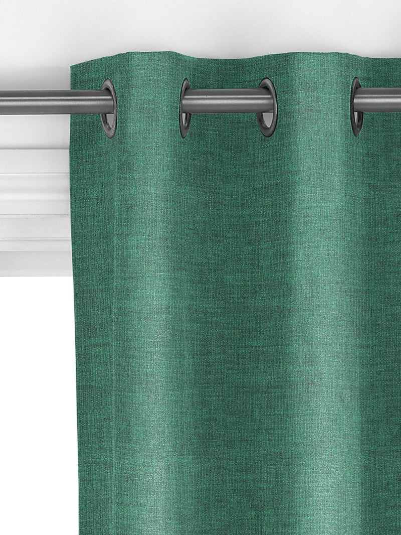 John Lewis cotton blend curtain fabric in Mallard (British brand)
