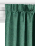 John Lewis cotton blend curtain fabric in Mallard (British brand)
