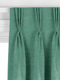 John Lewis cotton blend curtain fabric in Mallard (British brand)