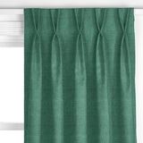John Lewis cotton blend curtain fabric in Mallard (British brand)