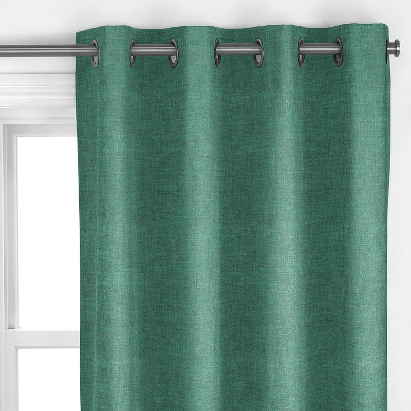 John Lewis cotton blend curtain fabric in Mallard (British brand)