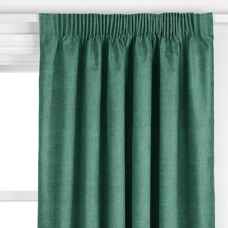 John Lewis cotton blend curtain fabric in Mallard (British brand)