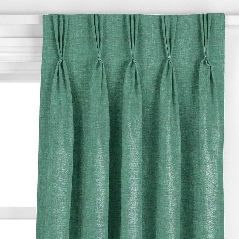 John Lewis cotton blend curtain fabric in Mallard (British brand)