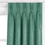 John Lewis cotton blend curtain fabric in Mallard (British brand)