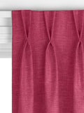 John Lewis made to measure curtains in raspberry, imported from the UK