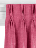 John Lewis made to measure curtains in raspberry, imported from the UK