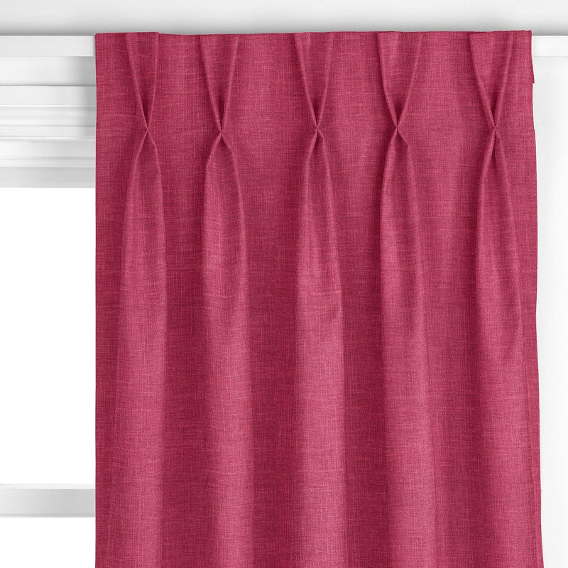 John Lewis made to measure curtains in raspberry, imported from the UK