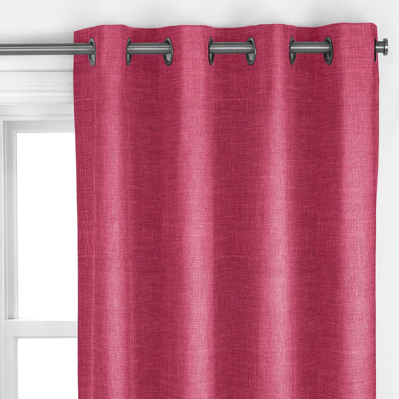 John Lewis made to measure curtains in raspberry, imported from the UK