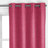 John Lewis made to measure curtains in raspberry, imported from the UK