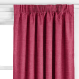 John Lewis made to measure curtains in raspberry, imported from the UK