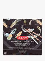 John Lewis Derwent Metallic Mixed Media Set Art Set- Buy online at McGrocer