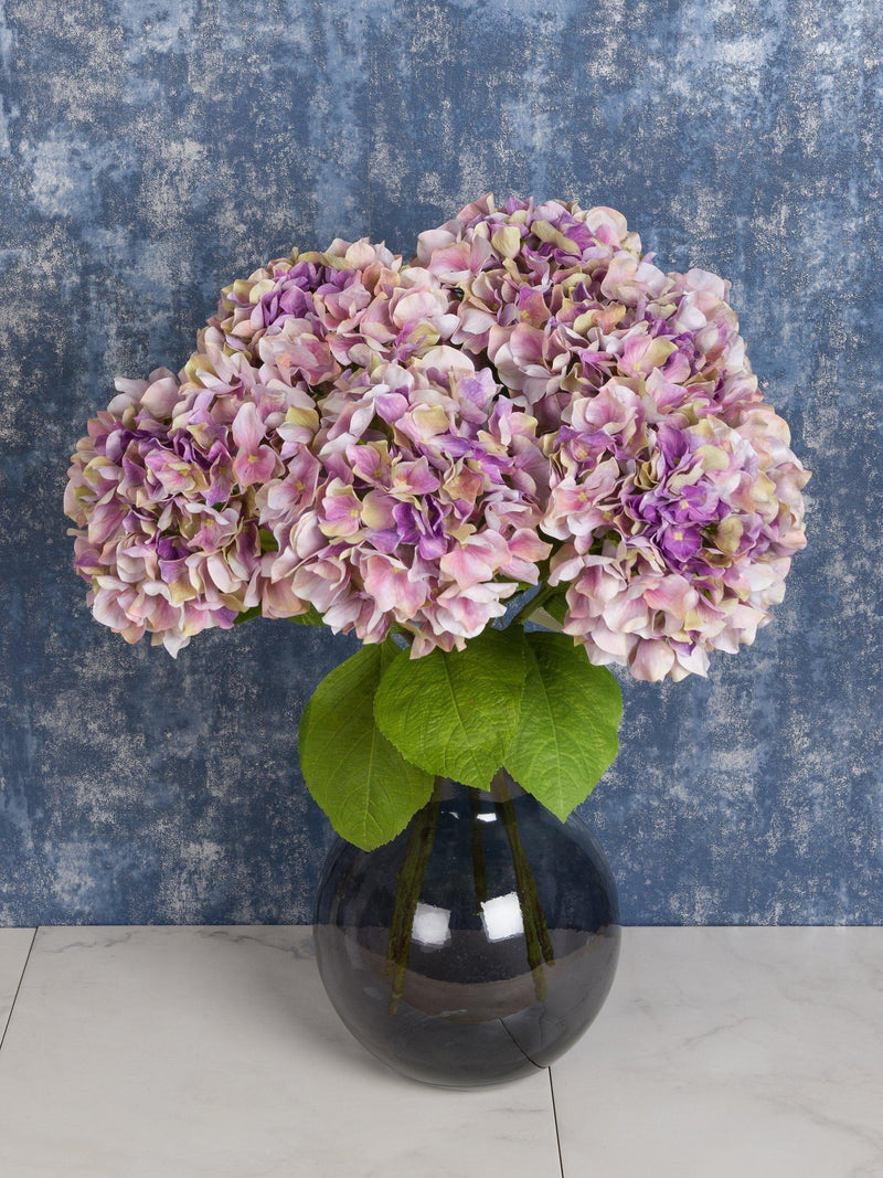 Floralsilk artificial hydrangea in pink - British product
