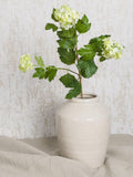 Floralsilk artificial viburnum spray cream green - British product