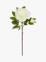 John Lewis Artificial Large Peony Spray in White- Buy online at McGrocer