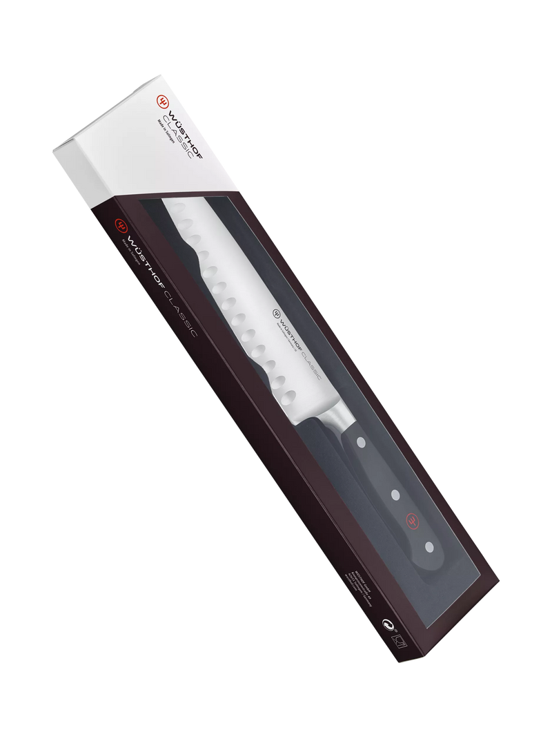 WÜSTHOF Classic Santoku knife 14cm German steel blade, imported from the UK