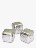Mixology stainless steel ice cubes set of 6, imported from the UK