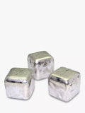 Mixology stainless steel ice cubes set of 6, imported from the UK