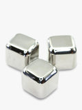 Mixology stainless steel ice cubes set of 6, imported from the UK
