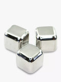 Mixology stainless steel ice cubes set of 6, imported from the UK