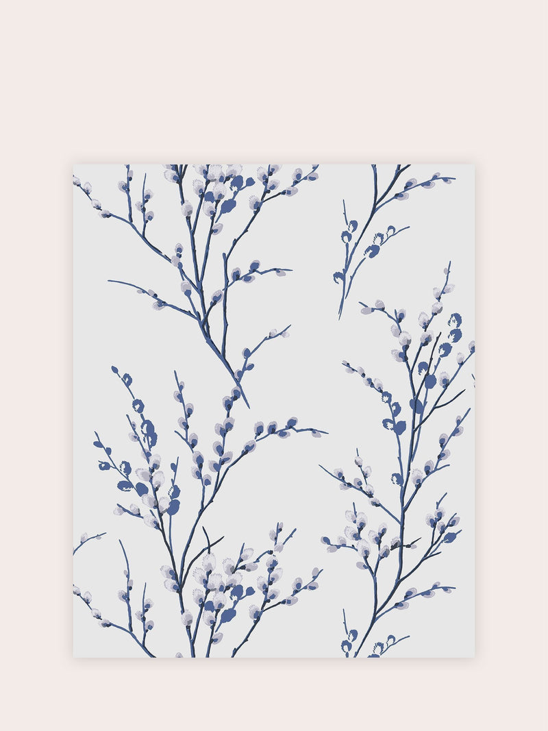 Laura Ashley wallpaper Midnight Pussy Willow 10m - British product