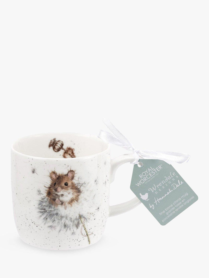 Wrendale Designs bone china mug country mice 310ml - British product