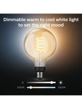 Philips Hue G125 white ambiance smart bulb, UK version