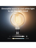 Philips Hue G125 white ambiance smart bulb, UK version