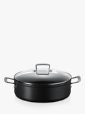 Le Creuset toughened non-stick sauteuse pan with glass lid 28cm, UK version