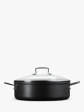 Le Creuset toughened non-stick sauteuse pan with glass lid 28cm, UK version