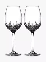 John Lewis Cut Glass Balloon Wine Glasses, Set of 2, 660ml Clear- Buy online at McGrocer