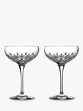 Waterford Lismore Essence champagne saucers 280ml set of 2, UK version