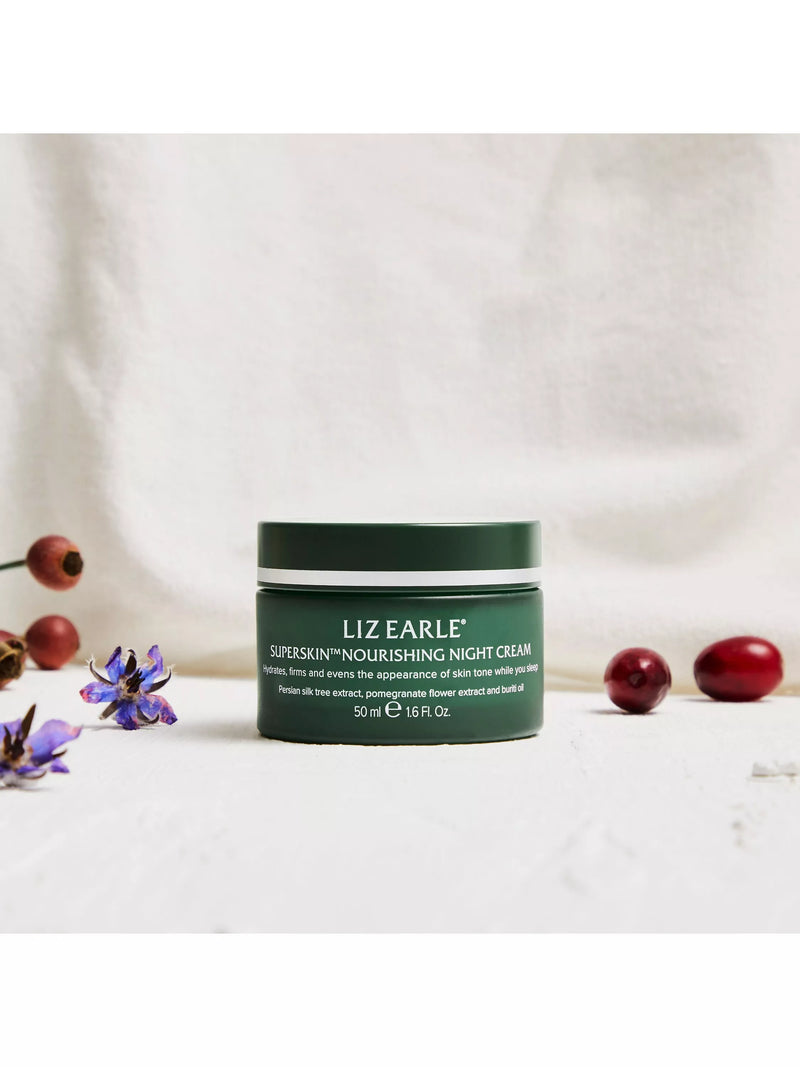 Nourishing night cream in a 50ml glass jar, UK version