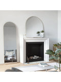 Umbra Hubba arched full-length mirror 158cm brass, imported from the UK