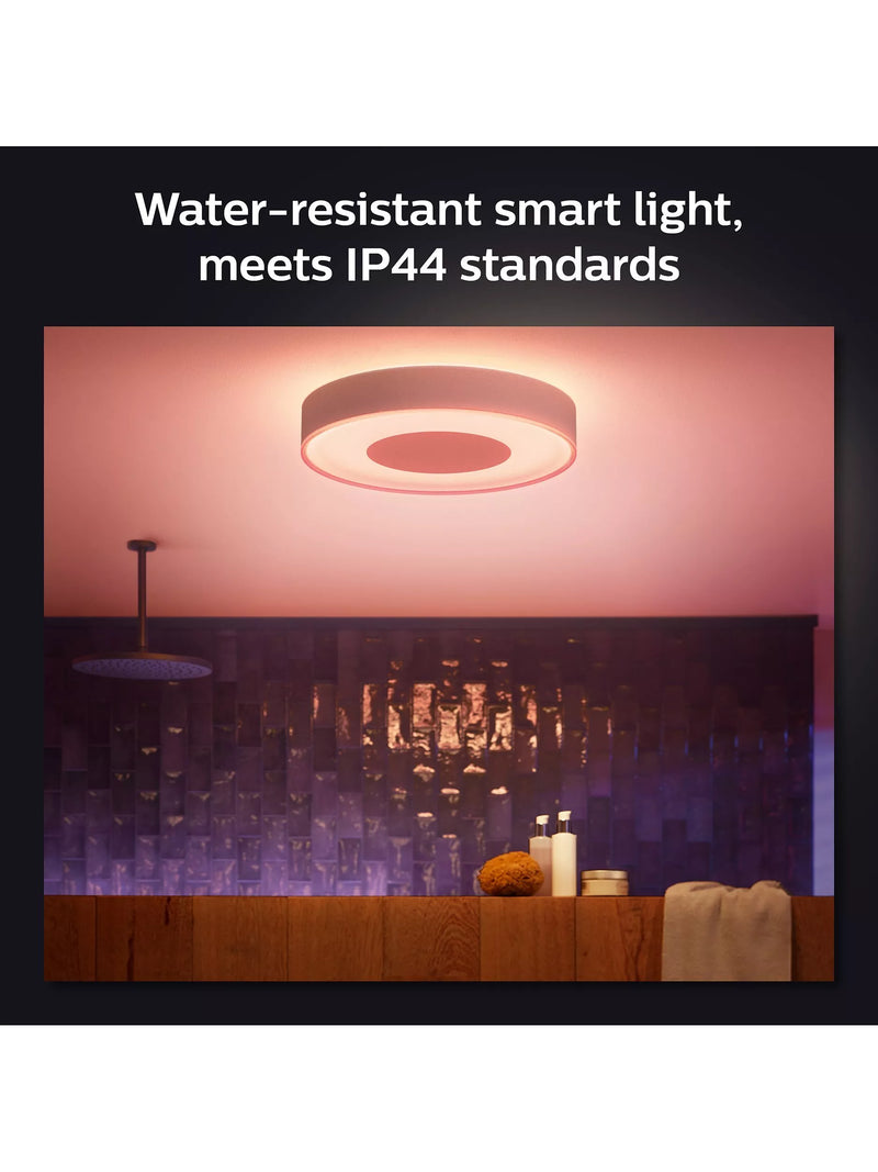 Philips Hue Xamento large white flush ceiling light (British brand)