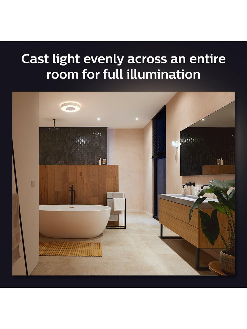Philips Hue Xamento large white flush ceiling light (British brand)