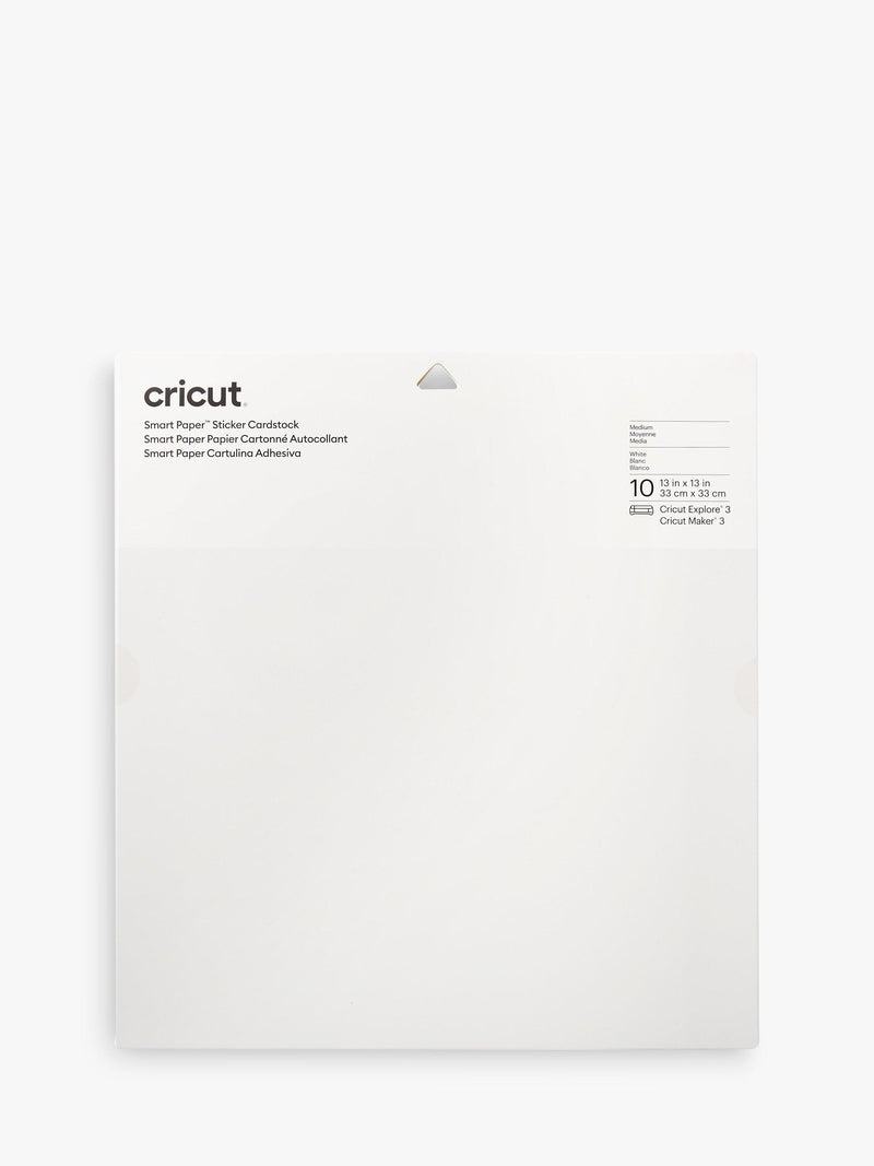 Cricut Smart Paper Sticker Cardstock pack of 10 13x13 inches - British product