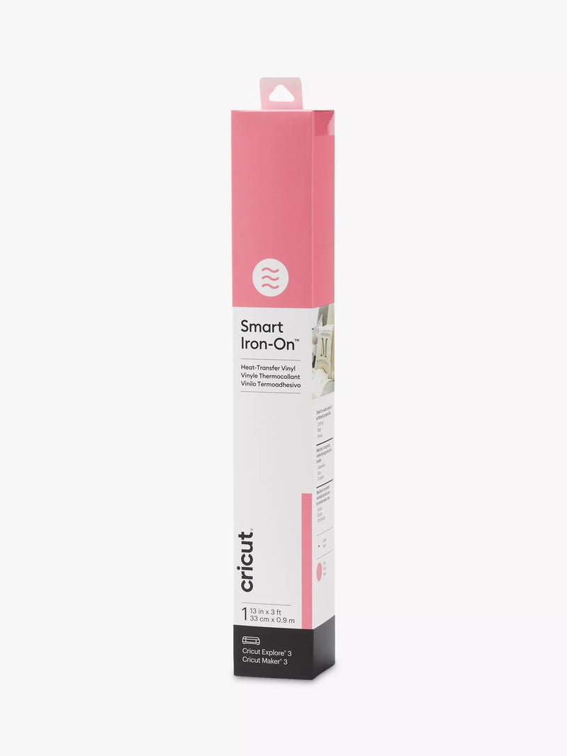 Cricut Smart Iron on Heat Transfer Vinyl, 13 inches x 3 ft, Pink