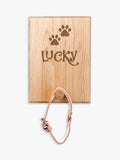 Treat Republic personalised paw print peg hook (British brand)