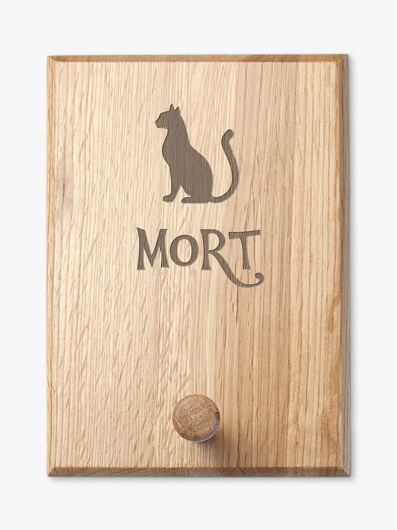 Treat Republic Personalised Cat Accessories Peg Hook (British brand)