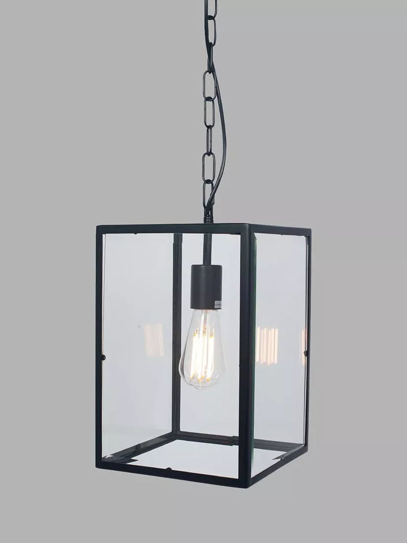 Pacific glass pendant ceiling light matte finish H145cm, imported from the UK