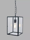 Pacific glass pendant ceiling light matte finish H145cm, imported from the UK