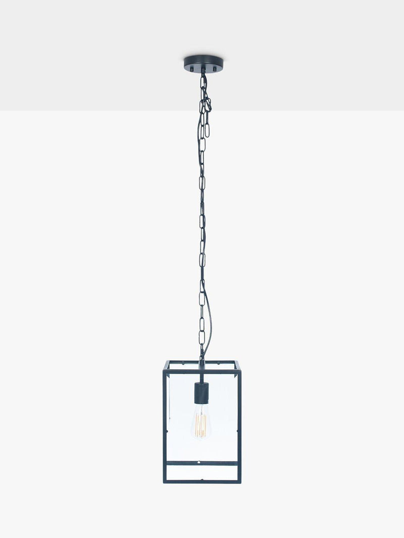 Pacific glass pendant ceiling light matte finish H145cm, imported from the UK